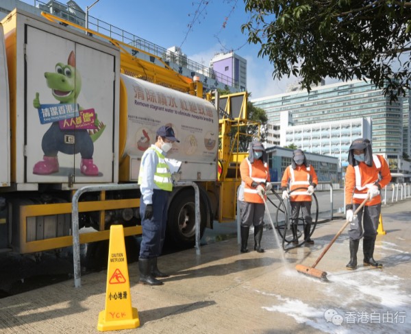 岁晚清洁大行动展开　食环署吁市民积极参与迎接龙年