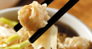广式民间小吃:香港馄饨面