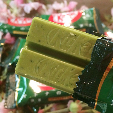 香港美食推介：抹茶味kitkat巧克力