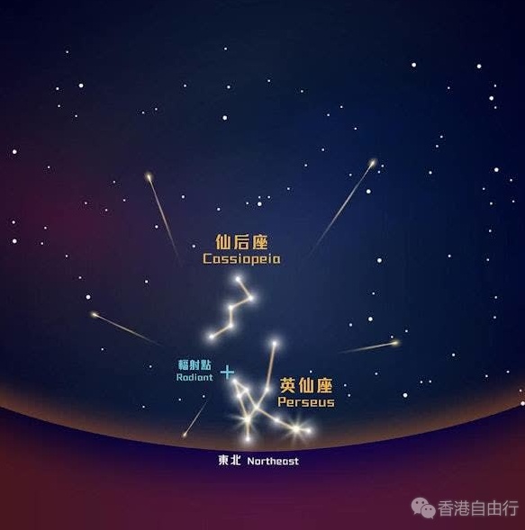 英仙座流星雨下周大爆发　太空馆将直播并讲解观测知识