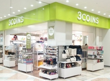 3COINS登陆香港！联手网店谷日百货进驻铜锣湾希慎广场